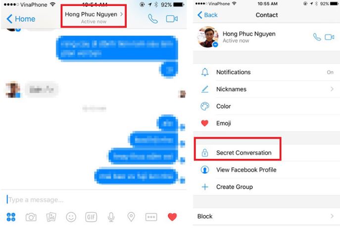 Cách gửi tin nhắn tự hủy trên Messenger Facebook
