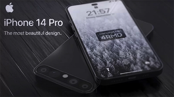 Concept iPhone 14 Pro theo dự đoán của kênh 4RMD sẽ có 4 camera