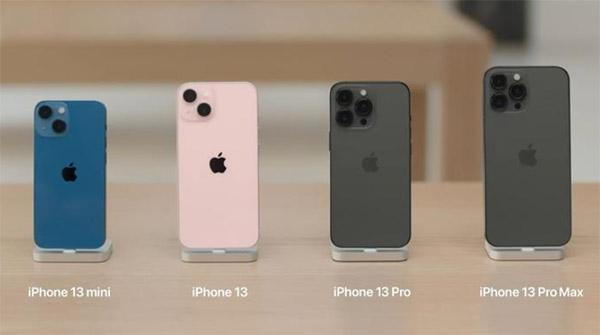 iPhone 13 Mini cùng các thế hệ iPhone 13 khác