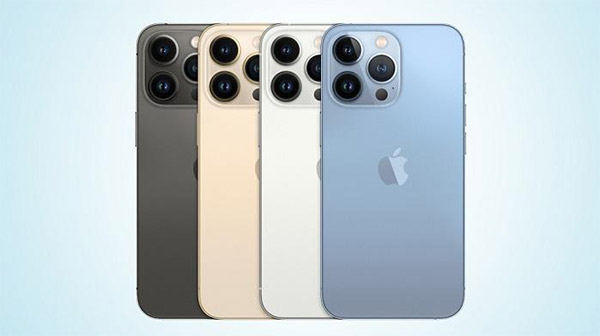 Các tùy chọn màu sắc của iPhone 13 Pro.