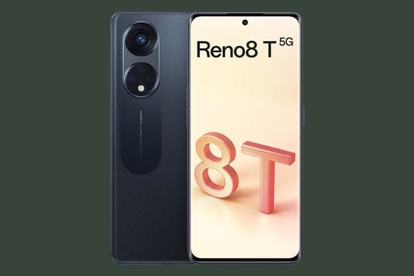 Điện thoại OPPO Reno8 T 5G màu đen nhám