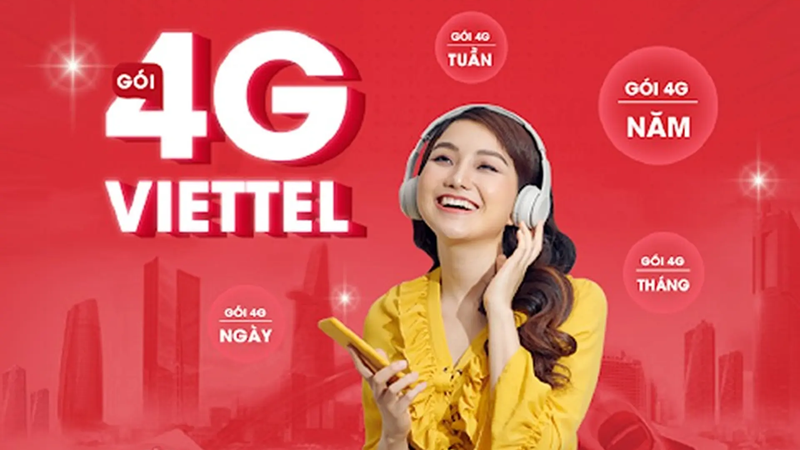 gói 4g viettel tháng không giới hạn dung lượng