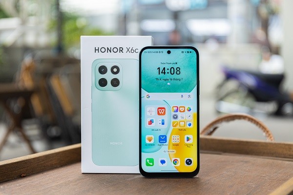 HONOR X6c sở hữu màn hình 6.61 inch TFT LCD, HD+