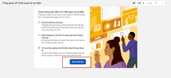 Chọn Kết nối dữ liệu