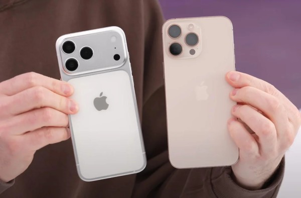 So sánh thiết kế iPhone 17 Pro Max và 16 Pro Max