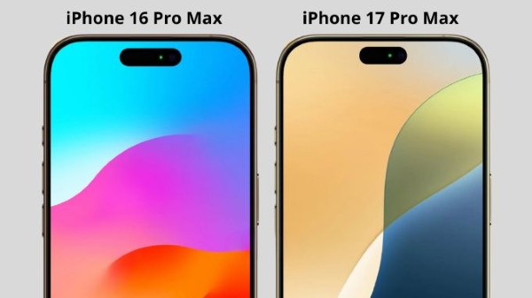iPhone 17 Pro Max và iPhone 16 Pro Max sở hữu màn hình Super Retina XDR OLED 6.9 inch